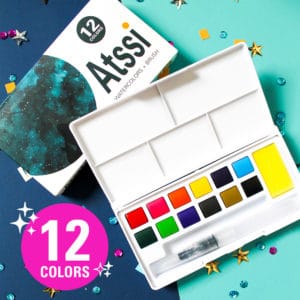 12 Colors Watercolor Atssi Galaxy Edition