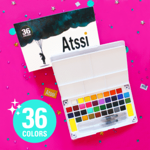 36 Colors Watercolor Atssi Galaxy Edition